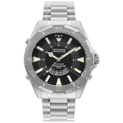 Relógio Technos Masculino Skydiver Prata - Wt205fy/1p Wt205fy/1p
