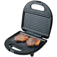 Sanduicheira Grill Crome Inox Britânia Preto Com Prata 110v - 2
