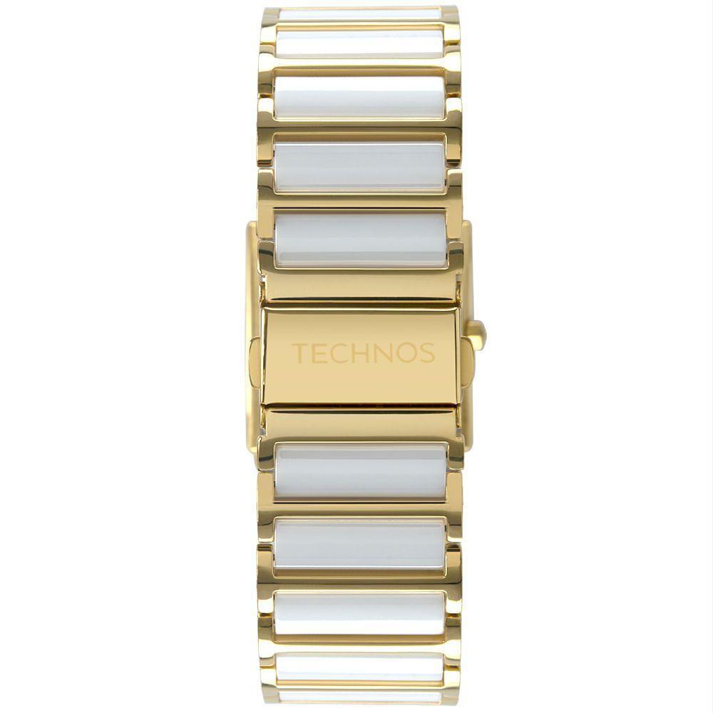 Relógio Technos Feminino Ceramic-saphire Dourado - Gn10ax-4b Gn10ax-4b - 3