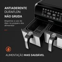 Fritadeira Air Fryer Dual Duplo Cesto 8l Mondial Afd-01-bi Air Fryer Afd-01-bi 127v/60hz - 5