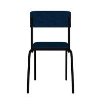 Cadeira Fit Fixa C/4 Pes 475 X 505 X 810 Mm C/4 Un. Corriente Azul Corriente Azul - 5