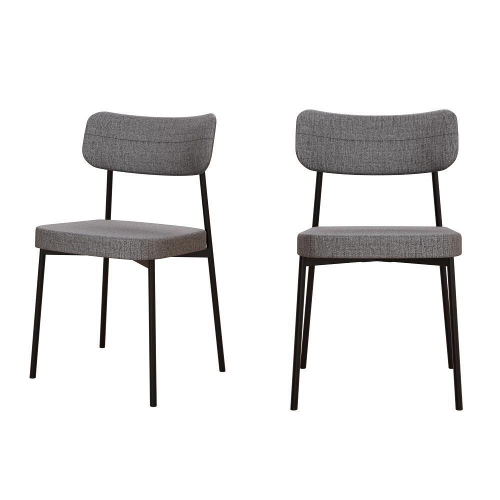 Cadeira Mynna Fixa C/4 Pes 525 X 470 X 790 Mm C/2 Un. Corriente Cinza Corriente Cinza - 1