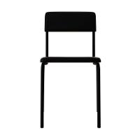 Cadeira Fit Fixa C/4 Pes 475 X 505 X 810 Mm C/2 Un. Courino Preto Courino Preto