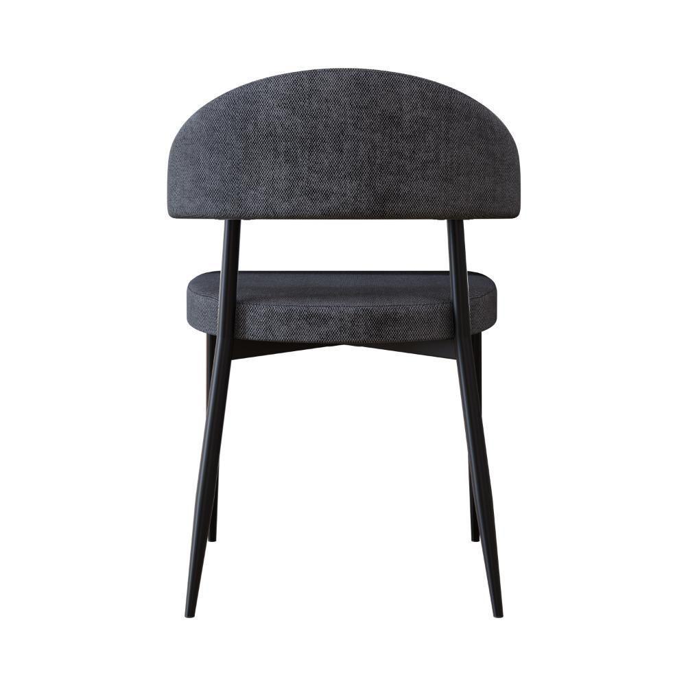 4 Unidades Cadeira Bless Fixa C/4 Pés 53 X 55 X 78cm. Lautrec Grafite Lautrec Grafite - 4