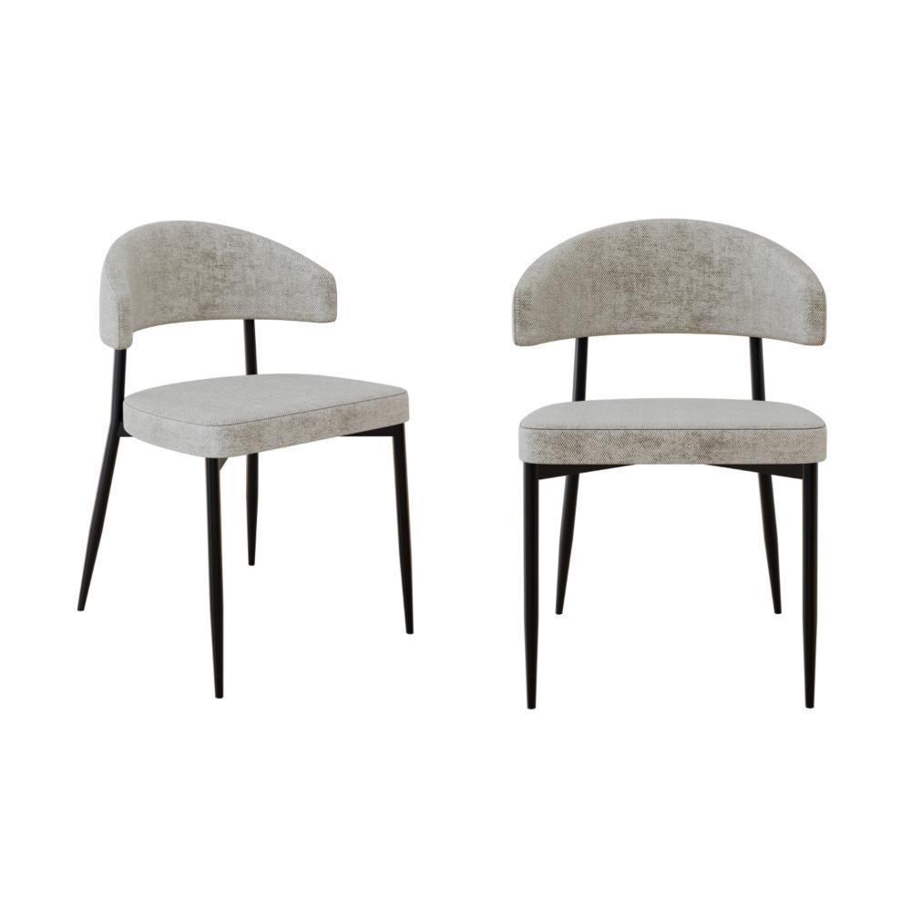 2 Unidades Cadeira Bless Fixa C/4 Pés 53 X 55 X 78cm. Lautrec Off White Lautrec Off White - 1