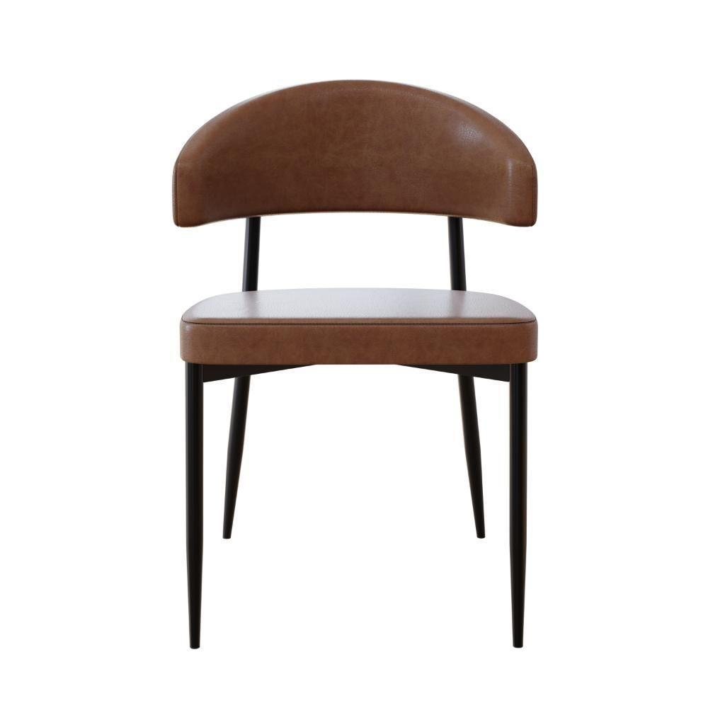 Cadeira Bless Fixa C/4 Pés 53 X 55 X 78cm. Courino Whisky Courino Whisky - 4