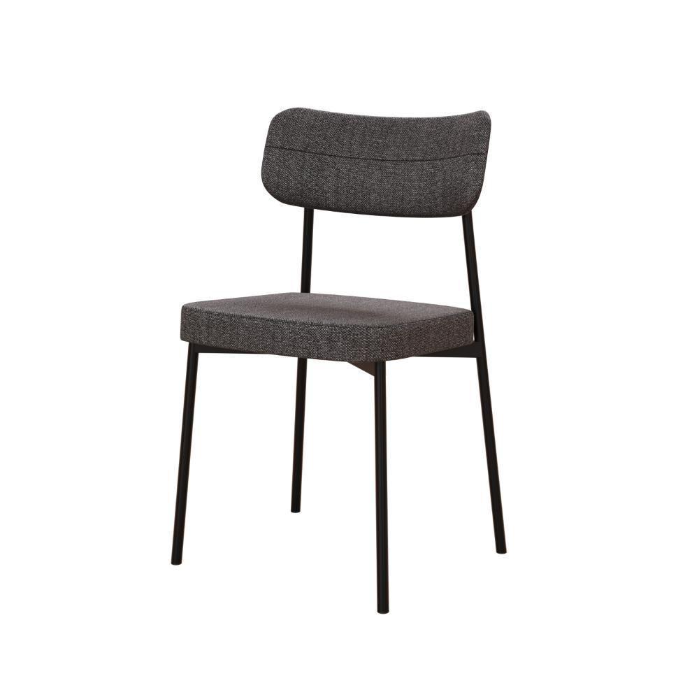 Cadeira Mynna Fixa C/4 Pes 525 X 470 X 790 Mm C/1 Un. Corriente Grafite Corriente Grafite - 1