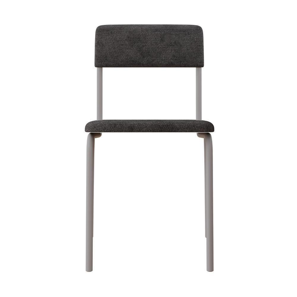 Cadeira Fit Fixa C/4 Pes 475 X 505 X 810 Mm C/2 Un Pés Brancos. Nevoa Nevoa - 3