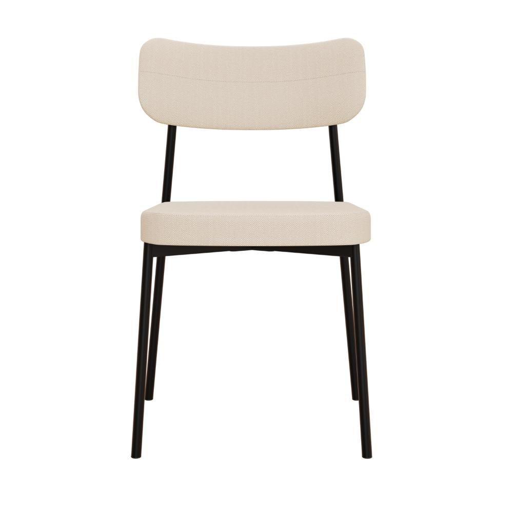 Cadeira Mynna Fixa C/4 Pes 525 X 470 X 790 Mm C/1 Un. Corriente Areia Corriente Areia - 4