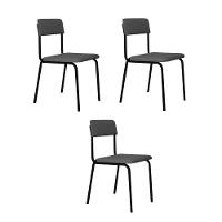 Cadeira Fit Fixa C/4 Pes 475 X 505 X 810 Mm C/3 Un. Corriente Cinza Claro Corriente Cinza Claro - 1