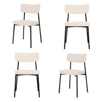 Cadeira Mynna Fixa C/4 Pes 525 X 470 X 790 Mm C/4 Un. Corriente Palha Corriente Palha - 1