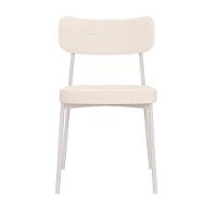 Cadeira Mynna Fixa C/4 Pes 525 X 470 X 790 Mm C/1 Un Pés Brancos. Corriente Palha Corriente Palha