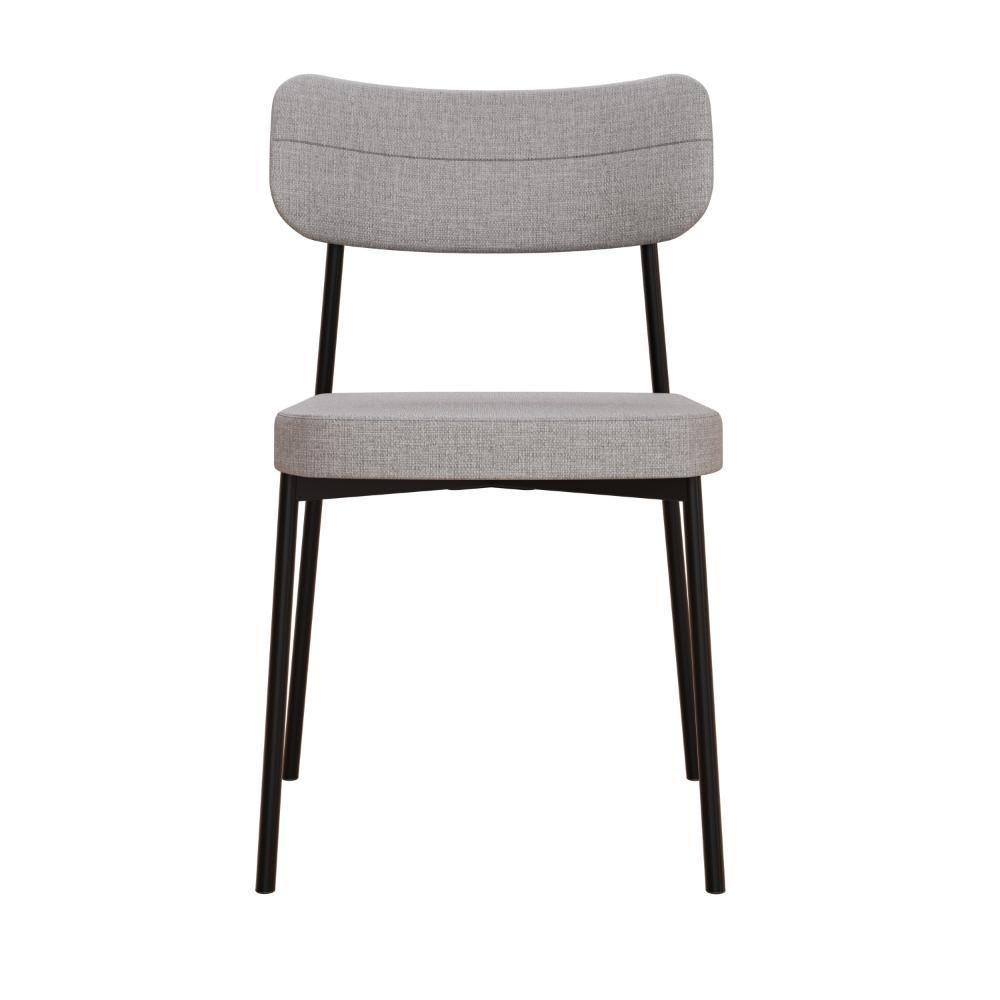 Cadeira Mynna Fixa C/4 Pes 525 X 470 X 790 Mm C/1 Un. Corriente Cinza Claro Corriente Cinza Claro - 4