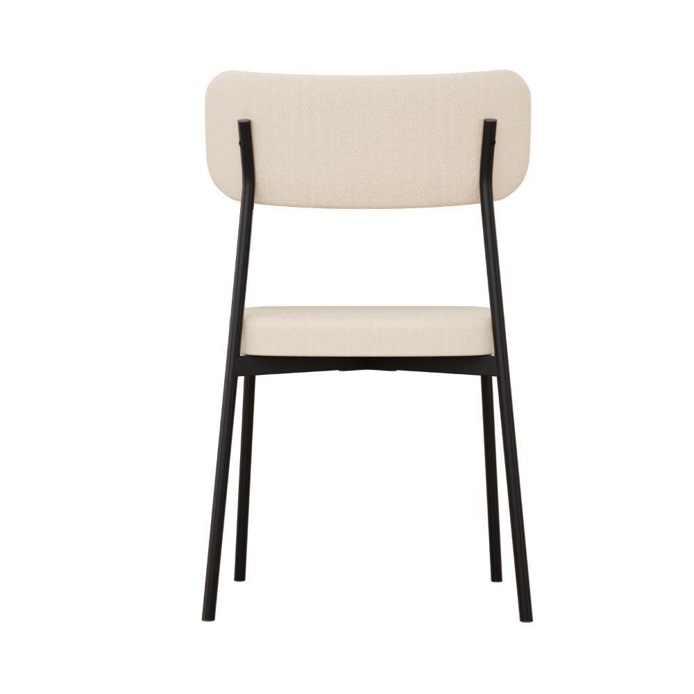 Cadeira Mynna Fixa C/4 Pes 525 X 470 X 790 Mm C/2 Un. Crt.areia/courino Caramelo Crt Areia/courino Caramelo - 5