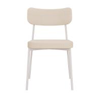 Cadeira Mynna Fixa C/4 Pes 525 X 470 X 790 Mm C/1 Un Pés Brancos. Corriente Areia Corriente Areia