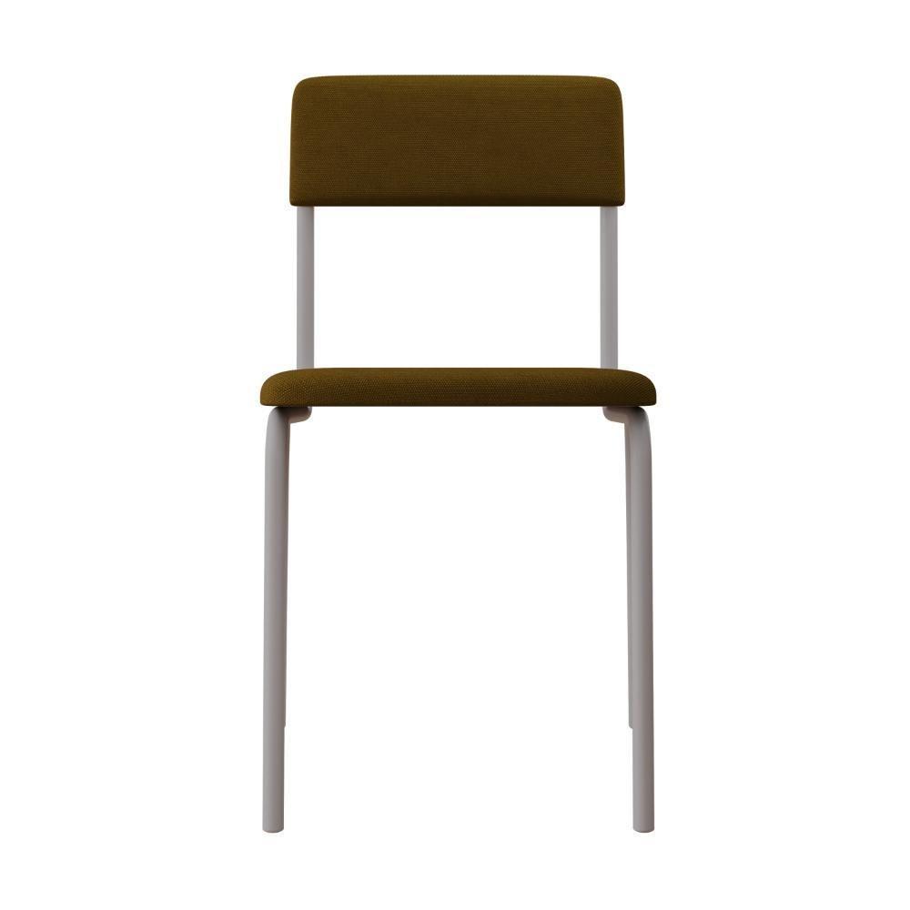 Cadeira Fit Fixa C/4 Pes 475 X 505 X 810 Mm C/2 Un Pés Brancos. Mostarda Mostarda - 4