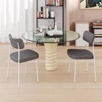 Cadeira Mynna Fixa C/4 Pes 525 X 470 X 790 Mm C/1 Un Pés Brancos. Corriente Cinza Corriente Cinza - 2