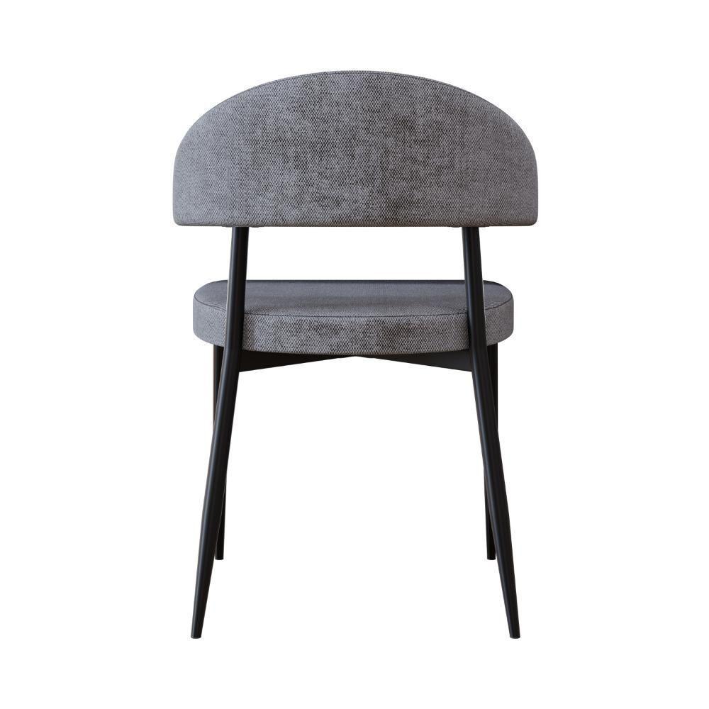 2 Unidades Cadeira Bless Fixa C/4 Pés 53 X 55 X 78cm. Lautrec Cinza Lautrec Cinza - 5