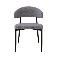 2 Unidades Cadeira Bless Fixa C/4 Pés 53 X 55 X 78cm. Lautrec Cinza Lautrec Cinza