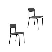 Cadeira Fit Fixa C/4 Pes 475 X 505 X 810 Mm C/2 Un. Corriente Cinza Claro Corriente Cinza Claro - 1