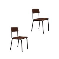 Cadeira Fit Fixa C/4 Pes 475 X 505 X 810 Mm C/2 Un. Courino Whisky Courino Whisky - 1