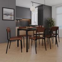 Cadeira Fit Fixa C/4 Pes 475 X 505 X 810 Mm C/3 Un. Courino Whisky Courino Whisky - 2