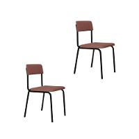 Cadeira Fit Fixa C/4 Pes 475 X 505 X 810 Mm C/2 Un. Linked Rosa Linked Rosa - 1