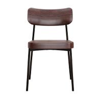 Cadeira Mynna Fixa C/4 Pes 525 X 470 X 790 Mm C/2 Un. Courino Café Courino Café