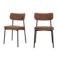 Cadeira Mynna Fixa C/4 Pes 525 X 470 X 790 Mm C/2 Un. Courino Whisky Courino Whisky - 1