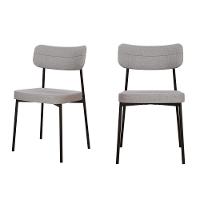 Cadeira Mynna Fixa C/4 Pes 525 X 470 X 790 Mm C/2 Un. Corriente Cinza Claro Corriente Cinza Claro - 1