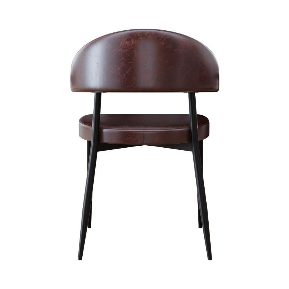 4 Unidades Cadeira Bless Fixa C/4 Pés 53 X 55 X 78cm. Courino Café Courino Café - 4