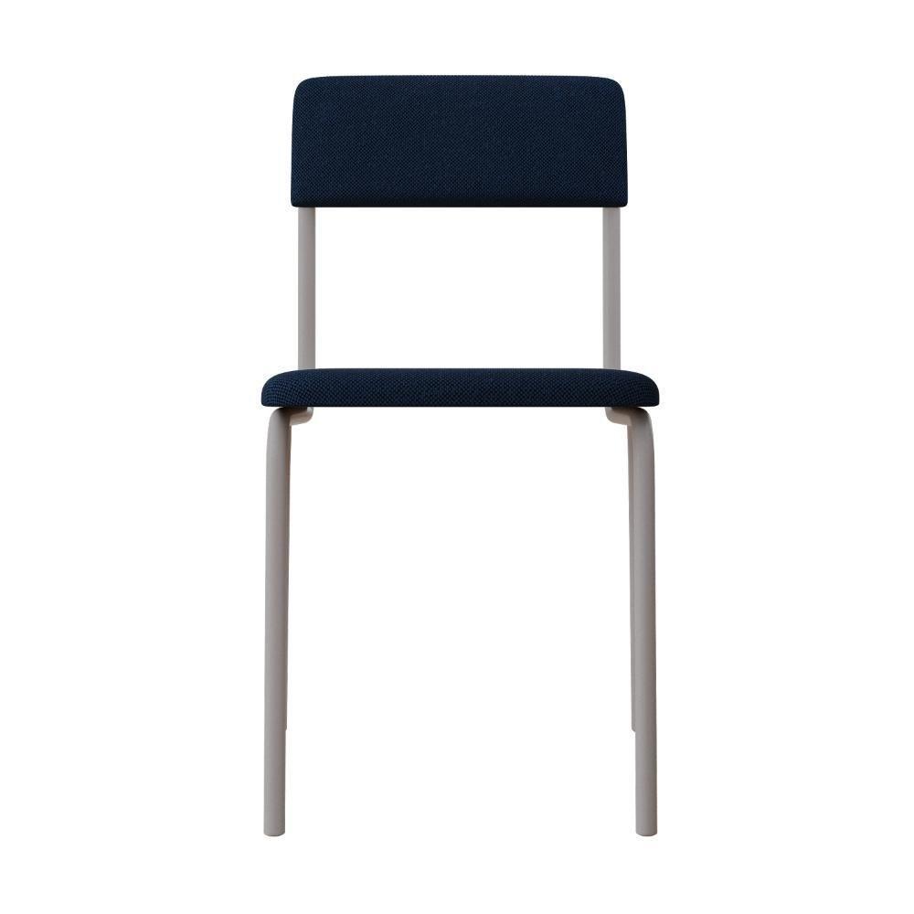 Cadeira Fit Fixa C/4 Pes 475 X 505 X 810 Mm C/3 Un Pés Brancos. Azul Celeste Azul Celeste - 4