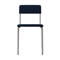 Cadeira Fit Fixa C/4 Pes 475 X 505 X 810 Mm C/4 Un Pés Brancos. Azul Celeste Azul Celeste