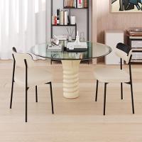 Cadeira Mynna Fixa C/4 Pes 525 X 470 X 790 Mm C/1 Un. Crt.areia/courino Preto Crt Areia/courino Preto - 2