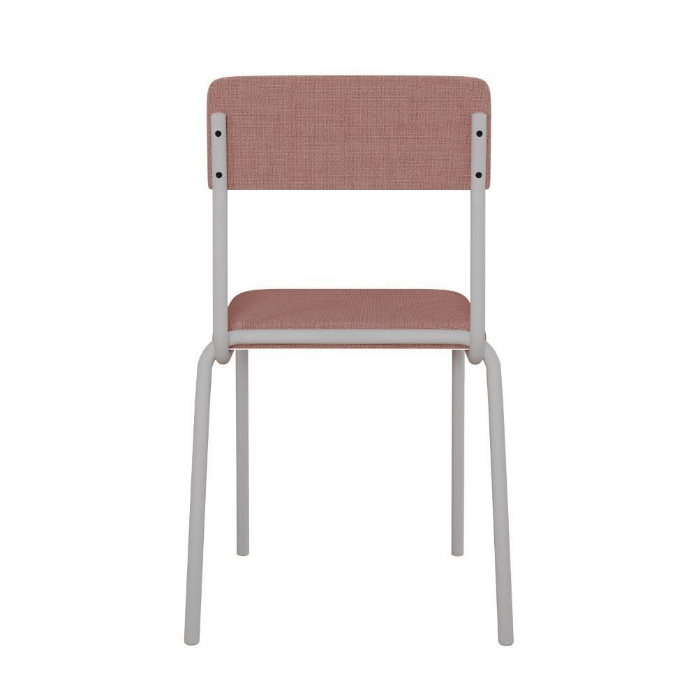 Cadeira Fit Fixa C/4 Pes 475 X 505 X 810 Mm C/4 Un Pés Brancos. Tulipa Rose Tulipa Rose - 5