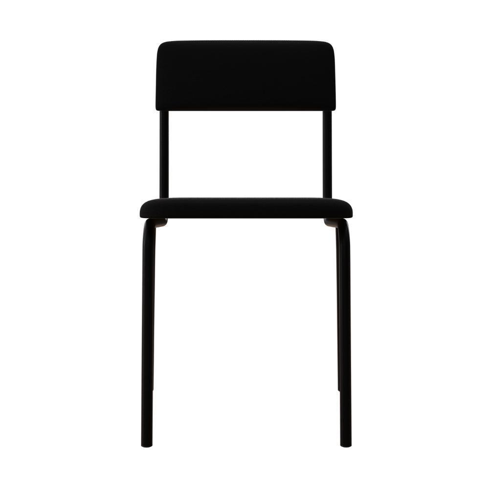 Cadeira Fit Fixa C/4 Pes 475 X 505 X 810 Mm C/4 Un. Preto Preto - 4