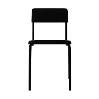 Cadeira Fit Fixa C/4 Pes 475 X 505 X 810 Mm C/4 Un. Preto Preto