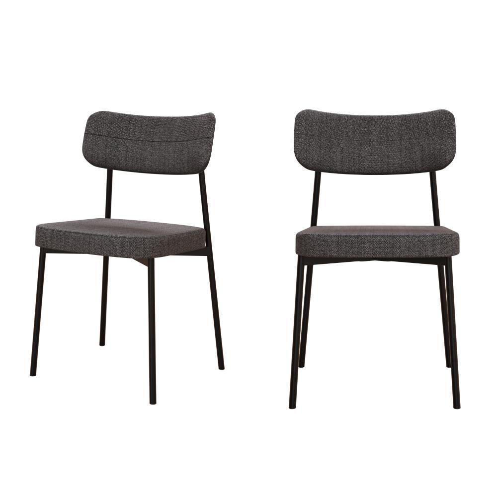 Cadeira Mynna Fixa C/4 Pes 525 X 470 X 790 Mm C/2 Un. Corriente Grafite Corriente Grafite - 1