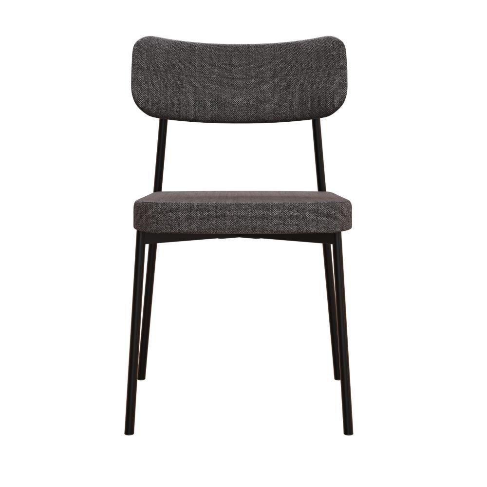 Cadeira Mynna Fixa C/4 Pes 525 X 470 X 790 Mm C/2 Un. Corriente Grafite Corriente Grafite - 4