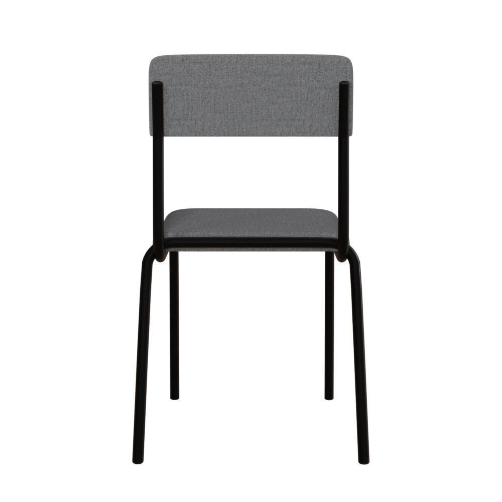Cadeira Fit Fixa C/4 Pes 475 X 505 X 810 Mm C/4 Un. Corriente Cinza Claro Corriente Cinza Claro - 5