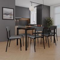 Cadeira Fit Fixa C/4 Pes 475 X 505 X 810 Mm C/4 Un. Corriente Cinza Claro Corriente Cinza Claro - 2