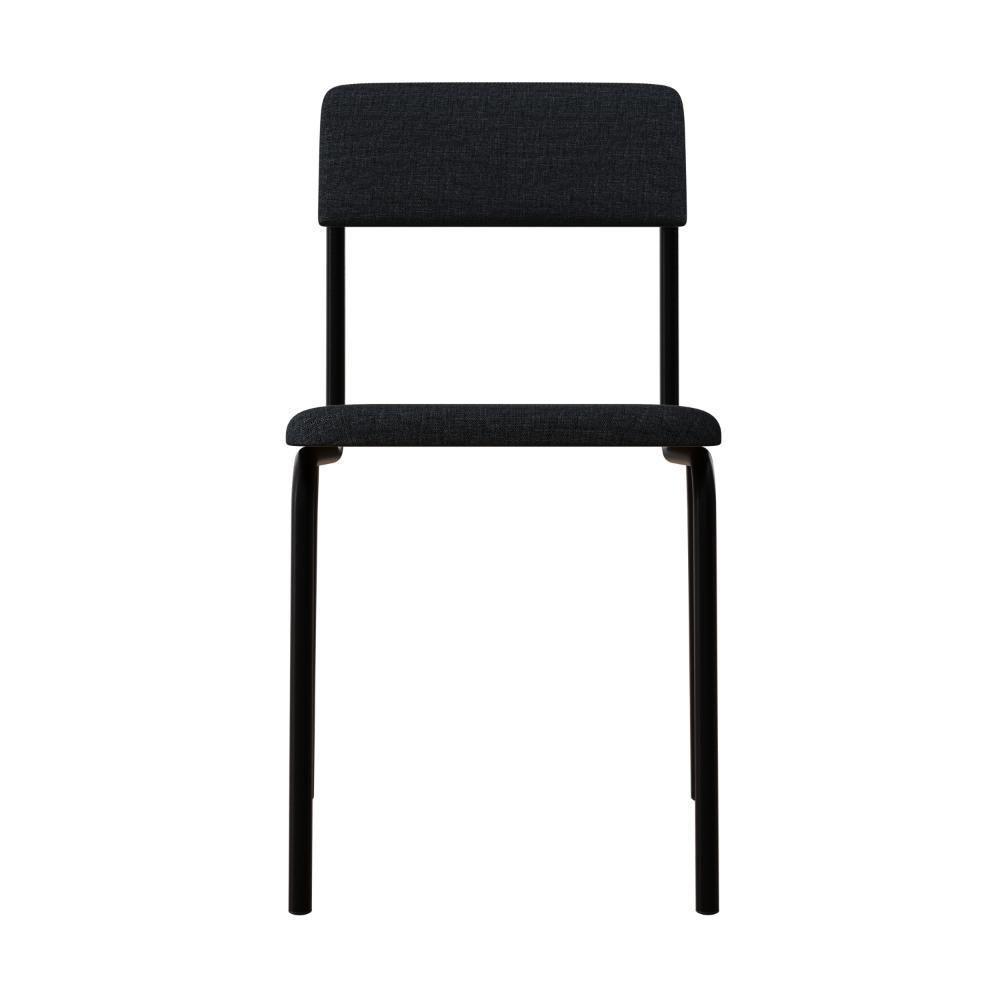 Cadeira Fit Fixa C/4 Pes 475 X 505 X 810 Mm C/4 Un. Corriente Cinza Corriente Cinza - 4