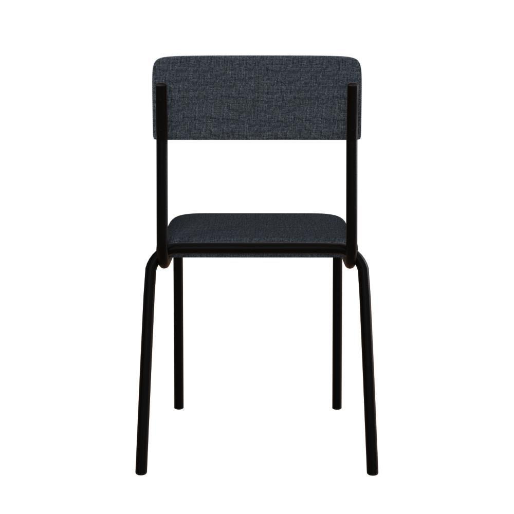 Cadeira Fit Fixa C/4 Pes 475 X 505 X 810 Mm C/4 Un. Corriente Cinza Corriente Cinza - 5