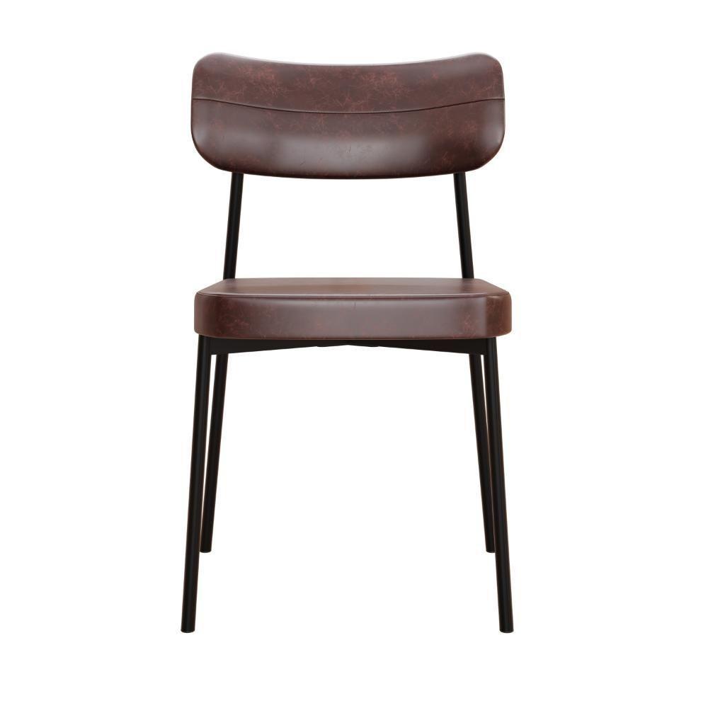 Cadeira Mynna Fixa C/4 Pes 525 X 470 X 790 Mm C/1 Un. Courino Café Courino Café - 4