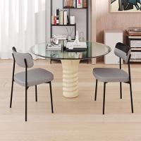 Cadeira Mynna Fixa C/4 Pes 525 X 470 X 790 Mm C/1 Un. Crt.cinza Claro/courino Preto Crt Cinza Claro/courino Preto - 2