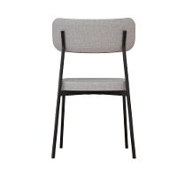 Cadeira Mynna Fixa C/4 Pes 525 X 470 X 790 Mm C/1 Un. Crt.cinza Claro/courino Preto Crt Cinza Claro/courino Preto - 5