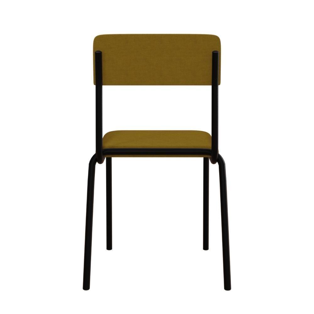 Cadeira Fit Fixa C/4 Pes 475 X 505 X 810 Mm C/2 Un. Mostarda Mostarda - 5