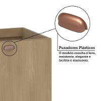 Balcão De Cozinha Sem Tampo 20cm 1 Porta Classic Luciane Móv Freijó/freijó Brasil - 3