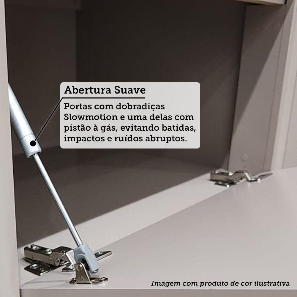 Balcão De Cozinha 80cm 1 Porta E 1 Gaveta Sem Tampo Slim Luc Freijó/freijó Brasil - 5