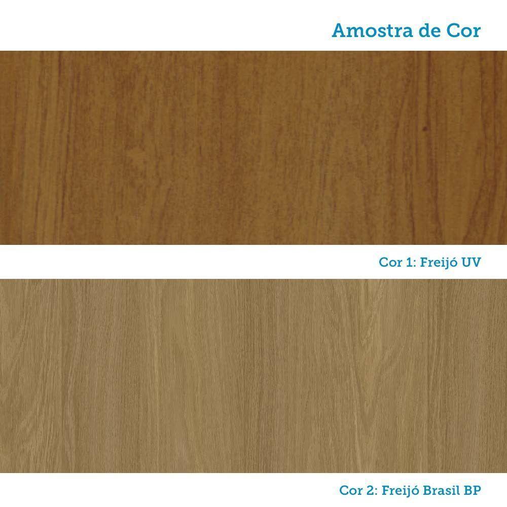 Balcão De Cozinha 20cm 1 Porta Sem Tampo Slim Luciane Móveis Freijó/freijó Brasil - 8